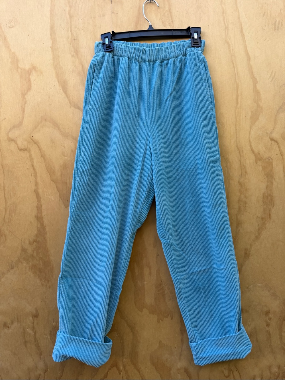 American Vintage relaxed fit Women’s Corduroy Pull-On Pants - Blue